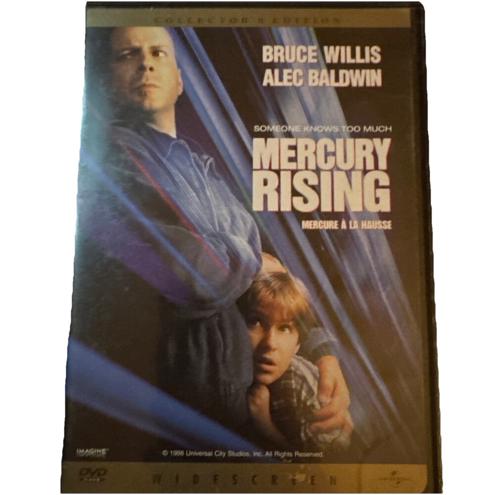 Mercury Rising DVD Movie Bruce Willis Alec Baldwin